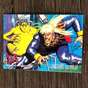 X-Men ’95 Fleer Ultra trading card: Greatest Battles: Longshot vs Mojo #132